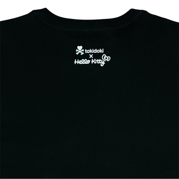 NEW Tokidoki x Hello Kitty w/ Spikes & Boba Drink Shirt Cute Women Large Top NWT - Picture 5 of 5